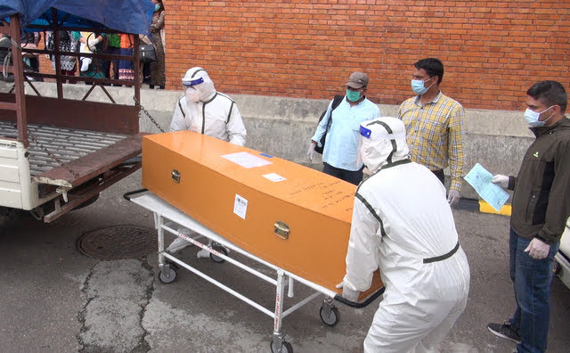 वाइडबडी जहाजमार्फत मलेसियाबाट २४ शव नेपाल ल्याइयो 